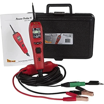 Immagine di Power Probe IV Sonda Avanzata Diagnostica e Tester del Circuito Elettrico per Veicoli test Iniettore, Tensione AC/DC RMS, Picco Picco, Resistenza, Frequenza, impulso modulato, sicuro ECU