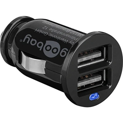 Immagine di Auto Adattatore di ricarica USB per navigatori satellitari TomTom Navigon Garmin Becker Falk Medion
