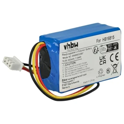 Immagine di vhbw batteria compatibile con Hobot 298, 368, 388 home cleaner (800mAh, 14,8V, Li Ion)