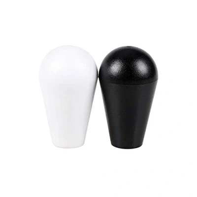 Immagine di EG STARTS Arcade Joystick&#039;s Oval Balltop, Ellipse Topball Handle Uso per 2 Giocatori Joystick Kit Fai da Te Sanwa MAME Jamma Part (Bianco &amp; Nero)
