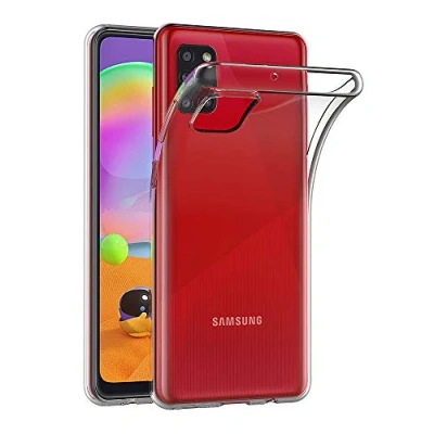 Immagine di AICEK Cover Compatible Samsung Galaxy A31, A31 Silicone Case Molle di TPU Trasparente Sottile Custodia per (6.4 Pollici)