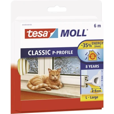 Immagine di tesa P PROFILE 05390 00100 00 Guarnizione adesiva tesamoll® Bianco (L x L) 6 m 9 mm 1 pz.