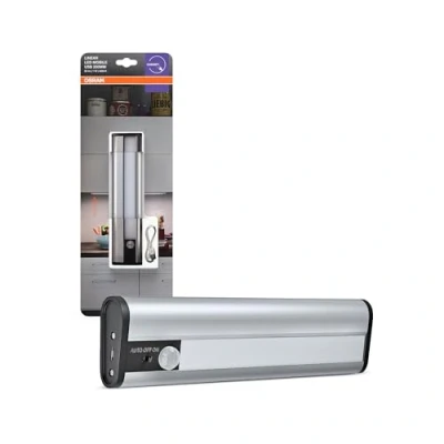 Immagine di OSRAM LinearLED Mobile USB LED luce sottopensile 200, ricaricabile con sensore di movimento, alluminio, IP20, 200x50x22 mm, batteria
