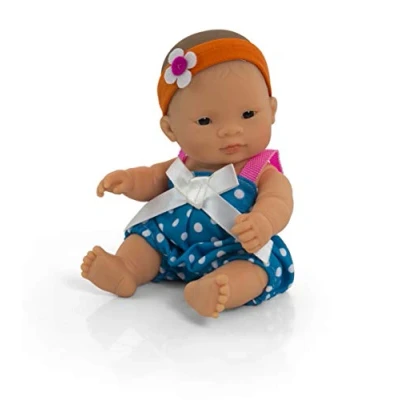 Immagine di Miniland Set di Calore Piccolo Mini Abito per Bambole, 21 cm, Colore Arancione, 21cm, 31682