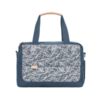 Immagine di Babymoov Borsa Fasciatoio Day to Bag, Adatta al Quotidiano, Numerosi Scomparti, 2 in 1, Pochette da 3L Staccabile, 6 Accessori Inclusi, Palm