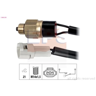 Immagine di EPS 1.860.320 Interruttore, Luce di retromarcia Made in Italy OE Equivalent SUZUKI: Vitara I SUV