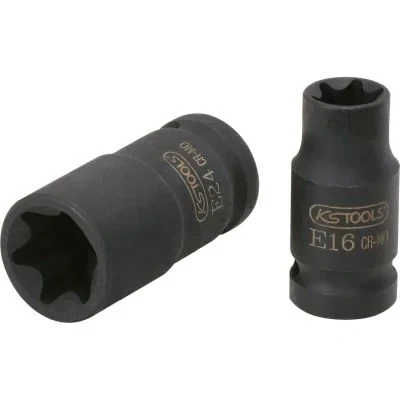 Immagine di KS TOOLS 515.0979 Chiave a bussola E22 12,5 (1/2&quot;)mm (pollici) Torx esterno, Profilo E
