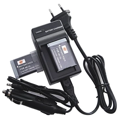 Immagine di DSTE 2 Pack Batteria + Caricabatteria Compatibile per Canon NB 13L NB13L G5X, G7X, G9X, G5X Mark II, G7X G9X SX720 HS, SX730 SX620 SX740 HS