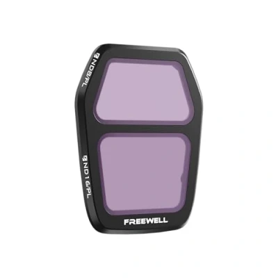 Immagine di Freewell Air 3S ND8PL/ND16PL Filtro luce Perfetto per ridurre la e l&#039;abbagliamento in condizioni luminose soleggiate riprese aeree equilibrate chiare.