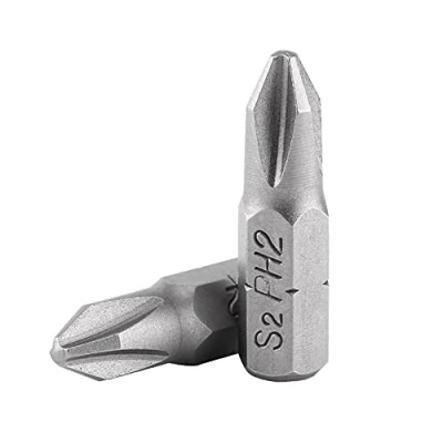 Immagine di 10Pz 25mm Lunghezza 1/4&quot; Hex Shank Acciaio per Utensili in Lega Magnetico PH2 Bit di Cacciavite a Croce