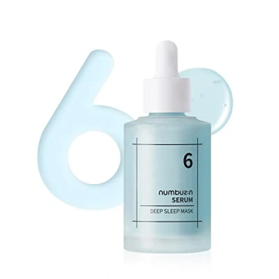 Immagine di numbuzin No.6 Deep Sleep Mask Siero, 1.69 fl.oz / 50ml Pelle opaca, secca, idratante, bagliore d&#039;acqua, elasticità