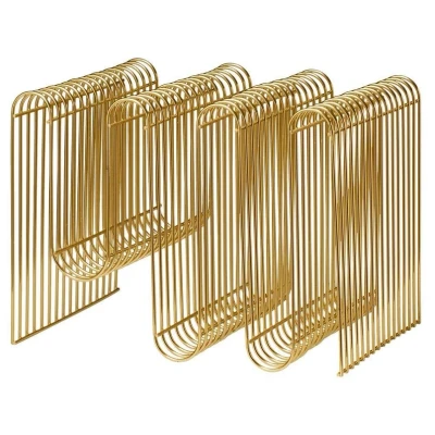 Immagine di AYTM Portariviste Curva, oro, larghezza 40 cm, acciaio