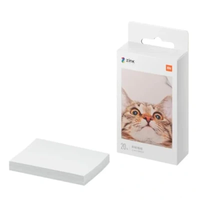 Immagine di Xiaomi TEJ4019GL carta fotografica portatile per stampante, 20 fogli di alta qualità da 3&quot;