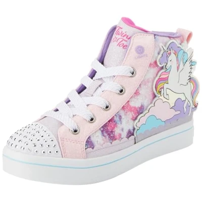 Immagine di Skechers Twilites 2.0 Sneakers alte pink/multicoloured per bambini, Taglia: 33.5, Pink/multi coloured Tessuto / sintetico