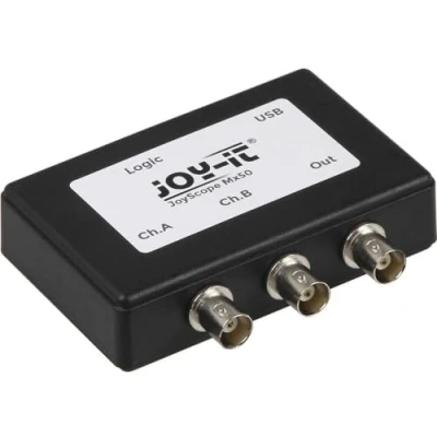 Immagine di Joy it JT ScopeMega50 Oscilloscopio USB 15 MHz 2 canali, 16 canali 8 Bit Memoria digitale (DSO), Mixed Signal (MSO), Analizzatore logico, Generatore di