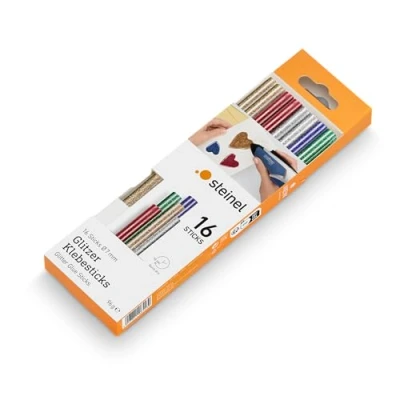 Immagine di Steinel Stick colla a caldo 7 mm Oro, Argento, Verde, Blu, Rosso 16 pz.