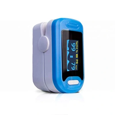 Immagine di Mobiclinic, PY 04, Saturimetro da dito, Pulsossimetro dito portatile, ossimetro digitale, Marchio Europeo, No invasivo, Schermo LED, Frequenza cardiaca, Saturazione di ossigeno (SpO2)