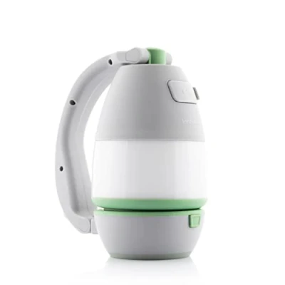 Immagine di InnovaGoods Lampada da Campeggio 4 in 1 Ricaricabile, Multiuso e Pieghevole, 3 Modalità di Illuminazione, Funzione Power Bank, Verde, Taglia Unica, Acrilico
