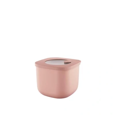 Immagine di Guzzini Kitchen Active Design, STORE&amp;MORE BIO, Contenitore Ermetico Alto per Frigo/Freezer/Microonde (S) Rosa Fiori di Pesco, 12,2 x h9,8 cm 750cc 170722251