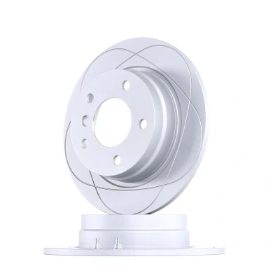 Immagine di ATE PowerDisc 24.0310 0202.1 Disco freno 280,0 10,0 5 120,0 pieno rivestito ad alto tenore di carbonio con bulloni/viti BMW: 3 Coupe, Sedan