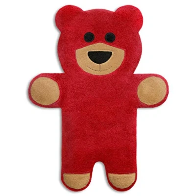 Immagine di CUSCINO RISCALDABILE Leschi per la pancia, schiena e zona lombare/Per coliche dei neonati il ciclo/Per microonde, con semi di grano/Cuscino termico bambini/Teddy l’orso, rosso