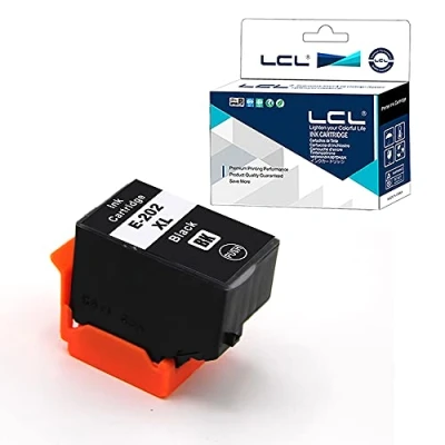 Immagine di LCL Cartucce d&#039;inchiostro Compatibile 202 202XL C13T02G14010 (1 Nero) Sostituzione per Epson Expression Premium XP 6000 6005 6100 6105 XP6000 XP6005 XP6100 XP6105