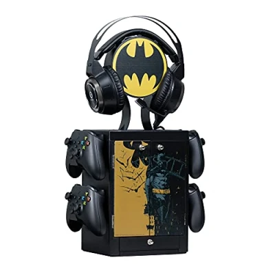 Immagine di Numskull Official Batman Gaming Locker, Controller Holder, Headset Stand for PS5, Xbox Series X S, Nintendo Switch Merchandise