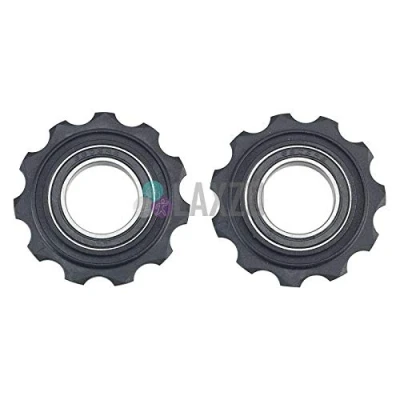 Immagine di BBB Cycling Pulegge deragliatore Rollerboys Materiale svizzero EMS con miscela di fibra vetro al 40% Set boccole per diversi sistemi cambio Nero