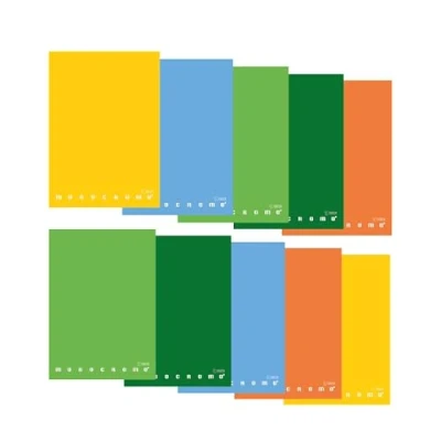 Immagine di PIGNA CF10 QUADERNO MONOCROMO GREEN 0C