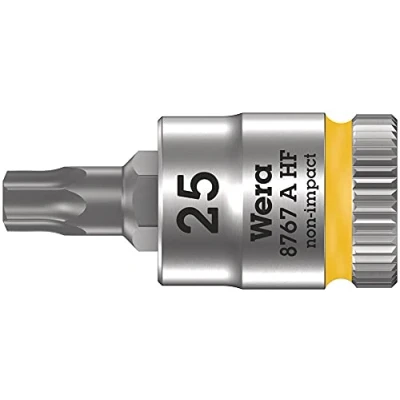 Immagine di Wera 8767 a 05003365001 Esalobo Interno (TX) Inserto giravite bussola T 25 1/4 (6.3 mm)