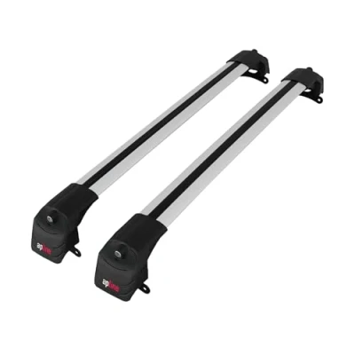 Immagine di apline Compatibile con Jeep Compass 2017 2024 ACE 2 Barre Tetto Portapacchi Auto Portatutto Grigo Alluminio