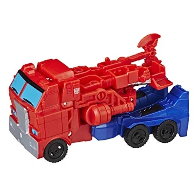 Immagine di Transformers Cyberverse Action Attackers: 1 Step Changer Optimus Prime Figure Toy