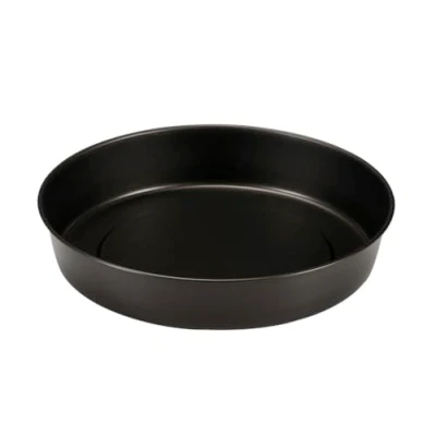 Immagine di FORMEGOLOSE™, tortiera liscia, 28 cm, realizzata in acciaio con doppio strato antiaderente, colore nero