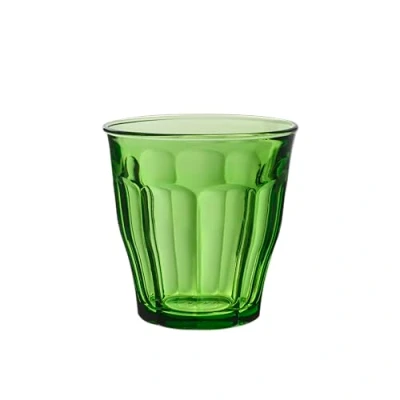 Immagine di Duralex Made in France Picardie Set di 6 bicchieri vetro, 24 ml, colore: Verde