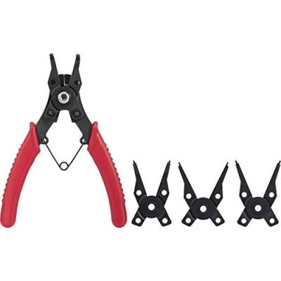 Immagine di TOOLCRAFT TO 6679764 Pinza per Anelli di sicurezza Adatto (Pinze anelli) esterni ed interni 10 50 mm Forma della punta piegata a gomito