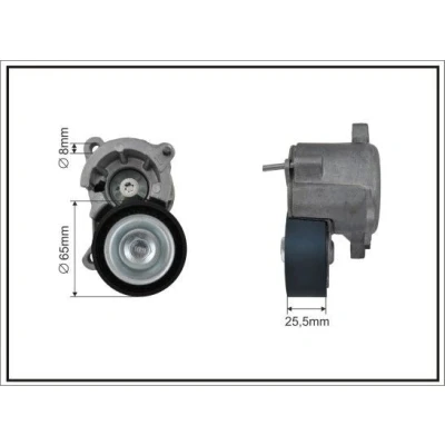 Immagine di Braccio tenditore, Cinghia Poly V CAFFARO 100500SP