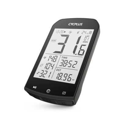 Immagine di Tachimetro e Contachilometri per bici da bicicletta CYCPLUS GPS impermeabile ANT + Wireless Ciclismo Bluetooth Compatibile con App Display LCD 2,9 pollici retroilluminazione