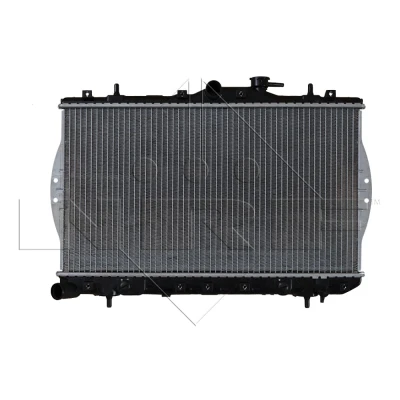 Immagine di NRF 53260 Radiatore motore Alluminio 603 335 18 con parti annesse Alette di raffreddamento saldate