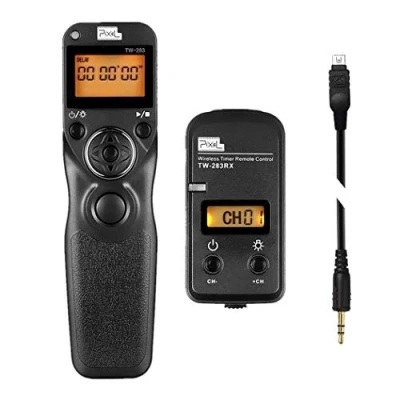 Immagine di Pixel 2.4GHz LCD Intervallometro Fotocamera Scatto Remoto Timer TW283 UC1 Telecomando Wireless Compatibile con Olympus E M1 M5 II M10 EPL8 EPL7 EPL6 EPL5 EPL3 EPL2 EP5 E600 E620 590UZ 810UZ
