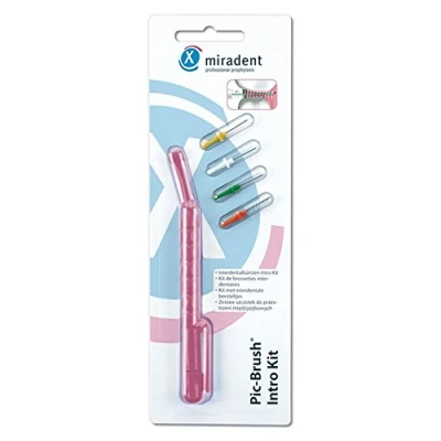 Immagine di Miradent Pic Brush Intro Kit pink trasparente