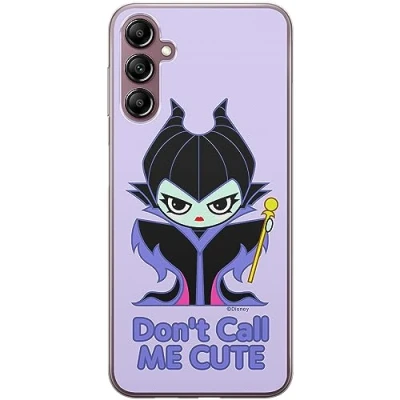 Immagine di ERT GROUP custodia per cellulare Samsung A14 4G/5G originale e con licenza ufficiale Disney, modello Maleficent 003 adattato in modo ottimale alla forma dello smartphone, TPU