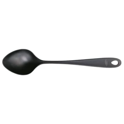 Immagine di Fiskars Cucchiaio Grande con Forma Appuntita, Essential, Plastica, Lunghezza: 29,5 cm, Nero, 1065592