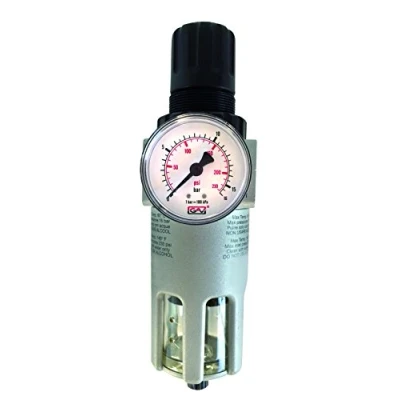 Immagine di Cevik Ca 922 regolatore di pressione pneumatica accessorio con manometro e filtro. 1/4 ../ min &quot;240 lt.
