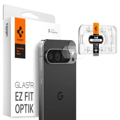 Immagine di Spigen EZ Fit Vetro Temperato Camera Protector Google Pixel 9 Pro XL Confezione Da 2