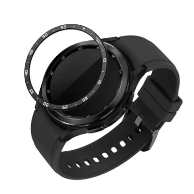 Immagine di kwmobile Protezione Display Compatibile con Samsung Galaxy Watch 6 Classic 43mm Fitness tracker Sticker Proteggi schermo per Smart nero/argento