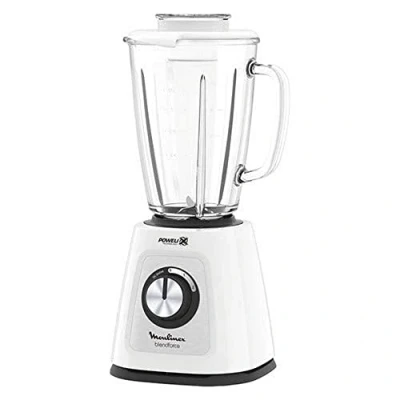 Immagine di Moulinex LM4351 Blendforce 2, Frullatore Elettrico con Tecnologia Powelix, 800 W, 1.75 Litri, Sistema SmartLock, Blender 3 Velocità e Vaso in Vetro Termoresistente