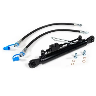 Immagine di Terzo punto idraulico per trattore CAT 1 con blocco di bloccaggio 460 670 mm completo tubi e nippli