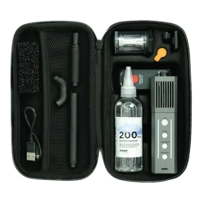 Immagine di Smoke Ninja Mini macchina portatile senza fili, effetto nebbia, vapore e ghiaccio secco, livello base, alimentato a batteria, con 3 impostazioni, secco per