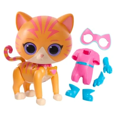 Immagine di Just Play SuperKitties Cat Tastic Transforming Figure Ginny, Multicolore, 886144670169
