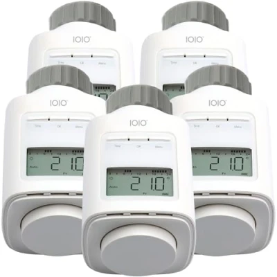 Immagine di 5 pezzi di termostato elettronico IOIO HT 2000/23 risparmio sui costi riscaldamento fino al 30% facile installazione programmabile individualmente per radiatori regolatore